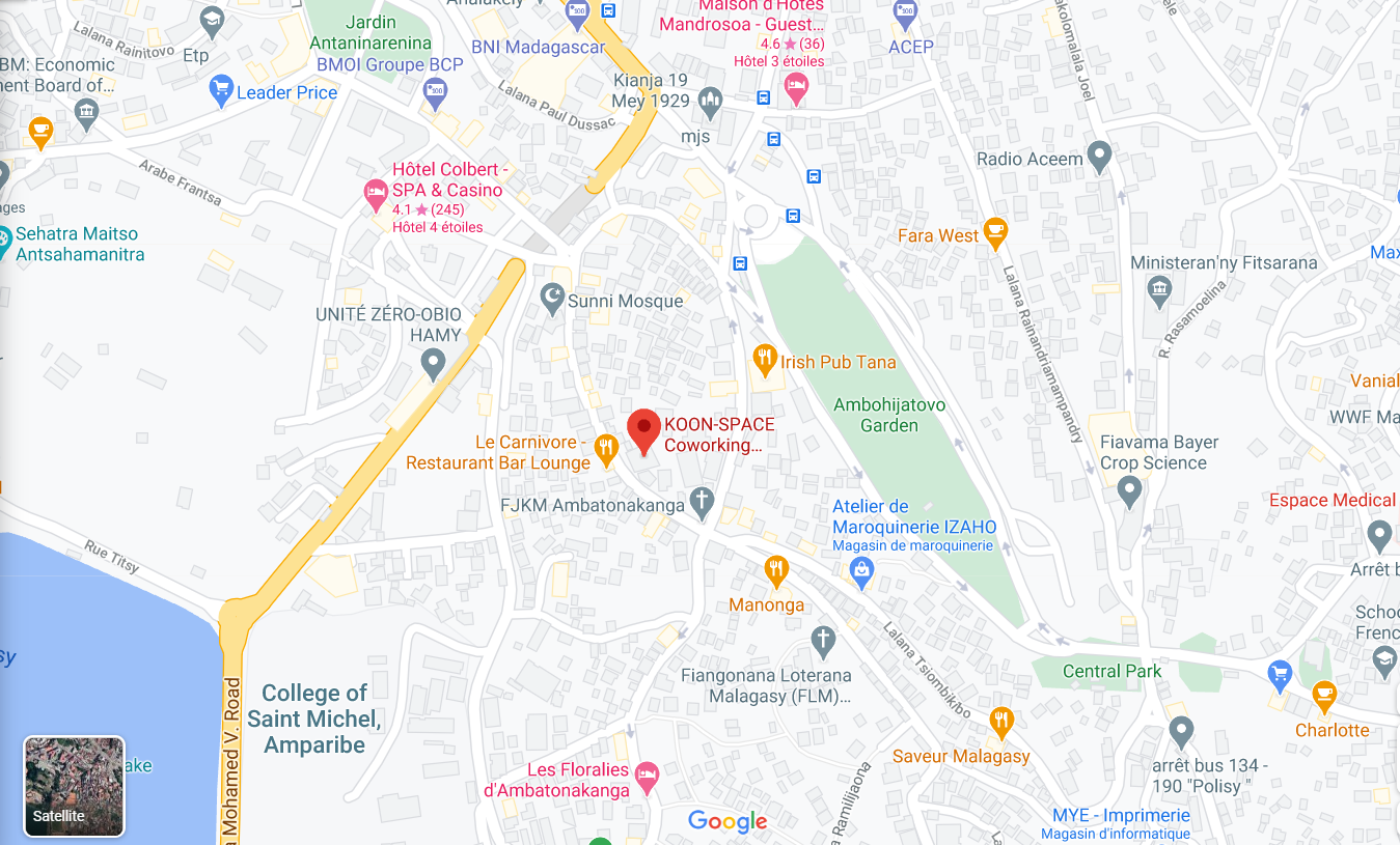 Situation map koon space
